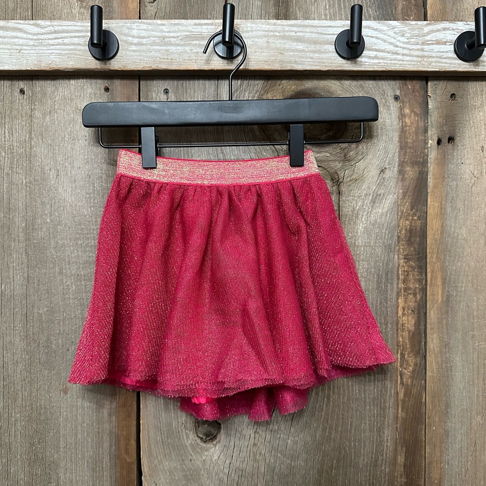 GapKids Metallic Tulle Skirt in Red Gold Size XS 4-5 Girls